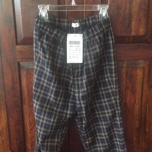 NWT Brandy Melville Plaid Pants